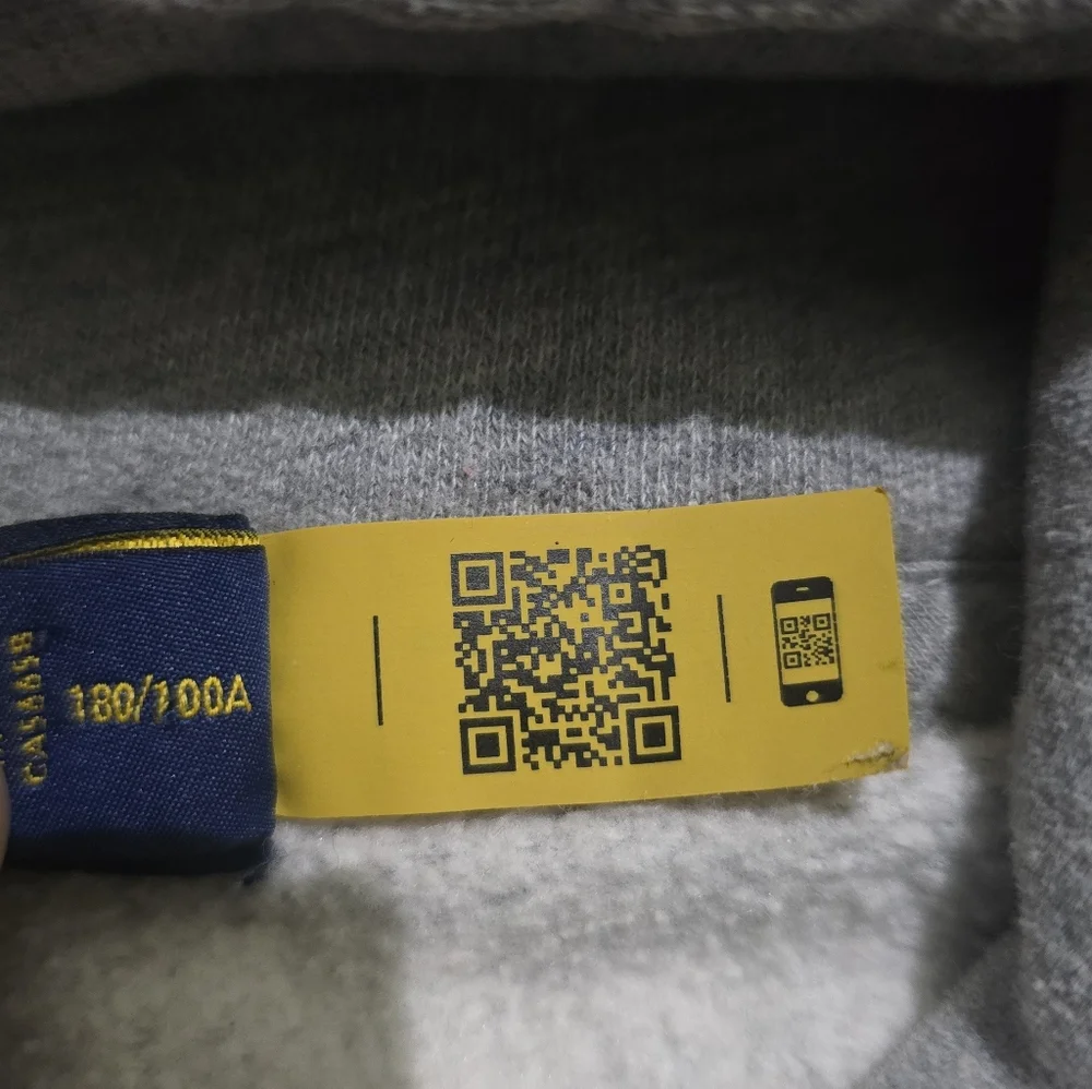 Polo Ralph Lauren Mens Grey Knit Hoodie